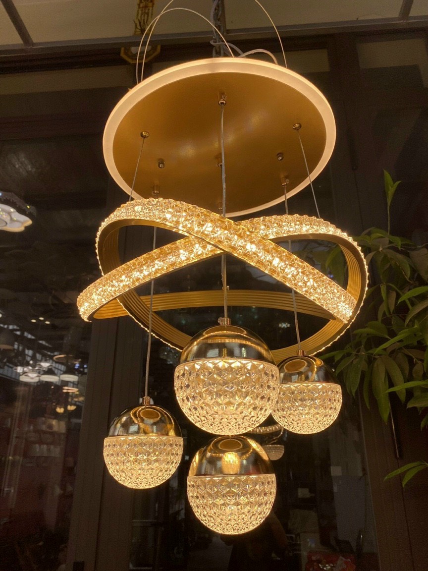 Đèn Thả Trần Hiện Đại Sang Trọng Trang Trí Phòng Ngủ, Phòng Bếp Phòng Khách SHOWROOM Phù Hợp Mọi Không Gian