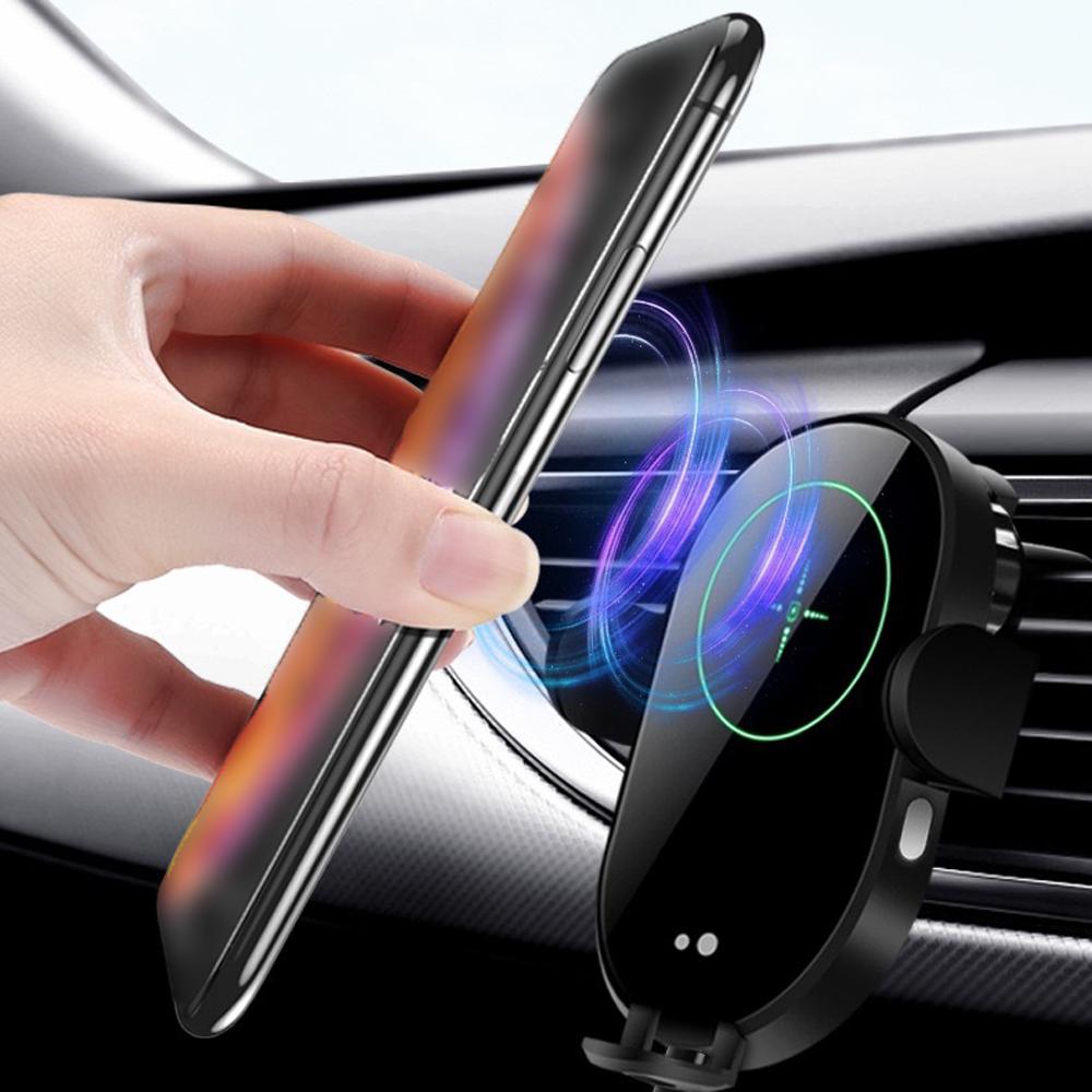 15W Car Wireless Charge Bracket Intelligent Auto Quick Charge Tool Car Mobile Phone Wireless Charge Holder