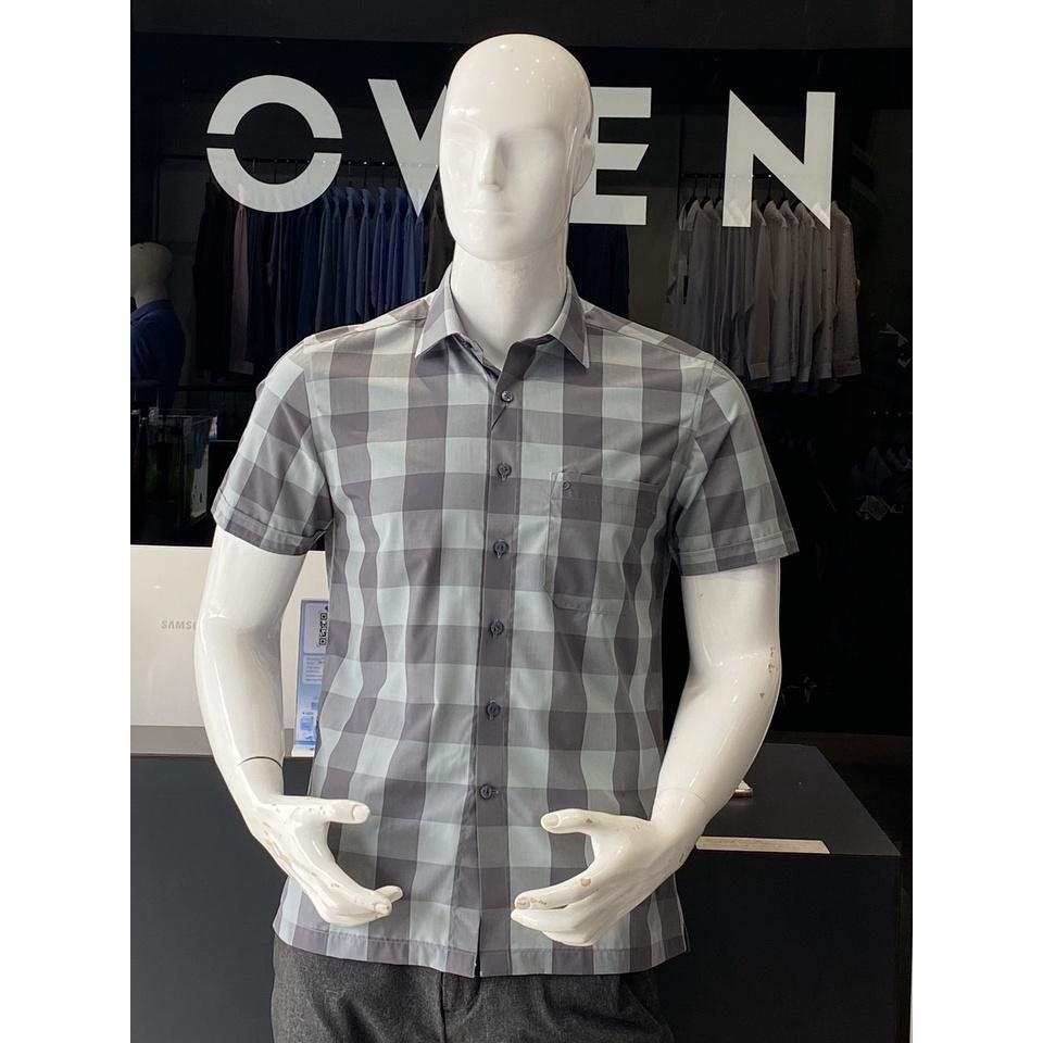 OWEN - Áo sơ mi ngắn tay Owen vải sợi tre kẻ ô to 230006 - Áo sơ mi nam