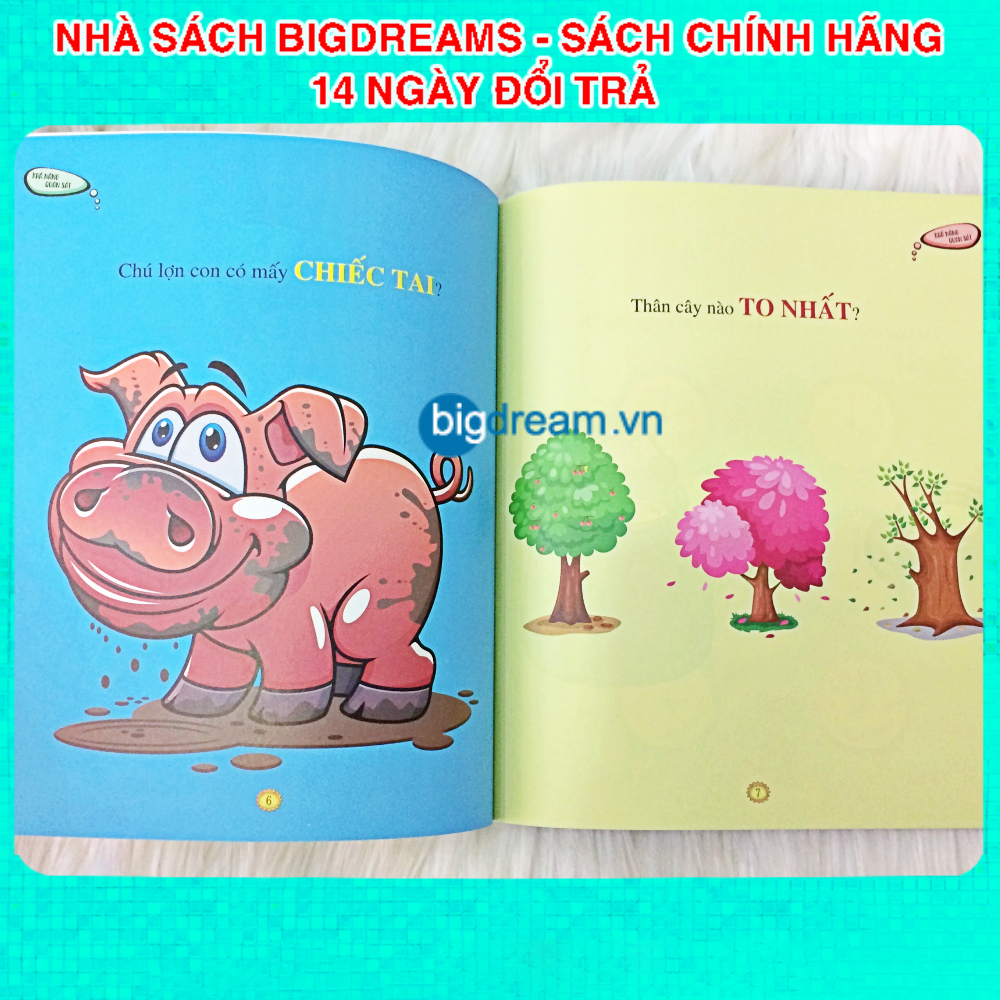 Mẹ Hỏi Con Trả Lời - Khả Năng Quan Sát - Cuốn Sách Vỡ Lòng Đầu Tiên Của Tớ Truyện kể cho bé trước giờ đi ngủ 0-3 tuổi