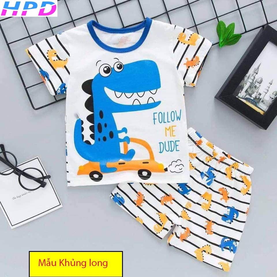 Đồ bộ cho bé chất cotton cực đẹp mẫu rằn ri