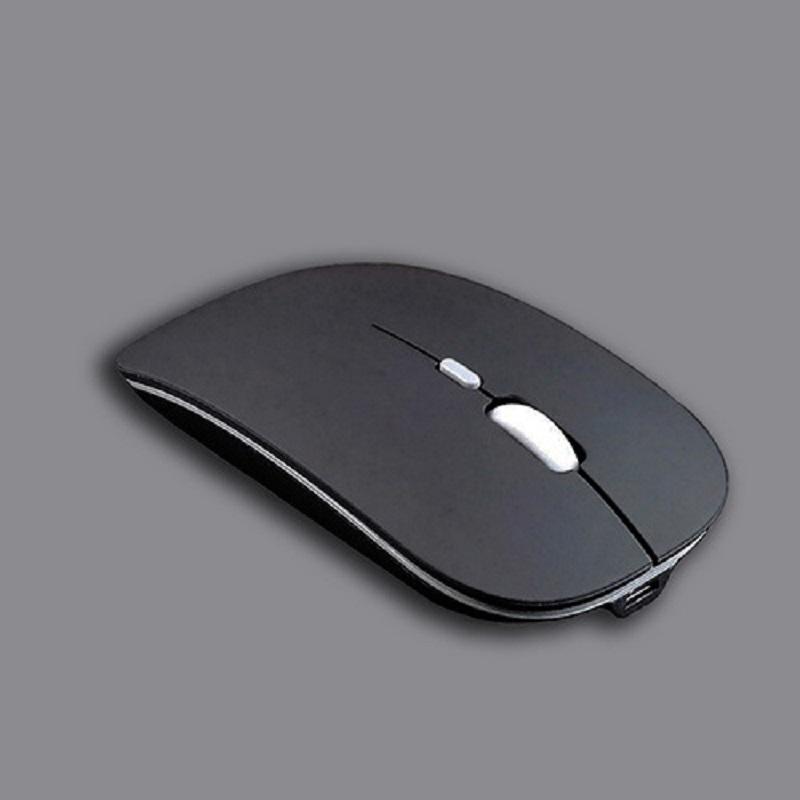 Mới 2.4G Tặng Chuột Không Dây + Bluetooth 5.0 Hai Chế Độ Chuột 1600 DPI Mini Cực Silent Chuột màu Tím Hồng Trắng Chuột Chơi Game
