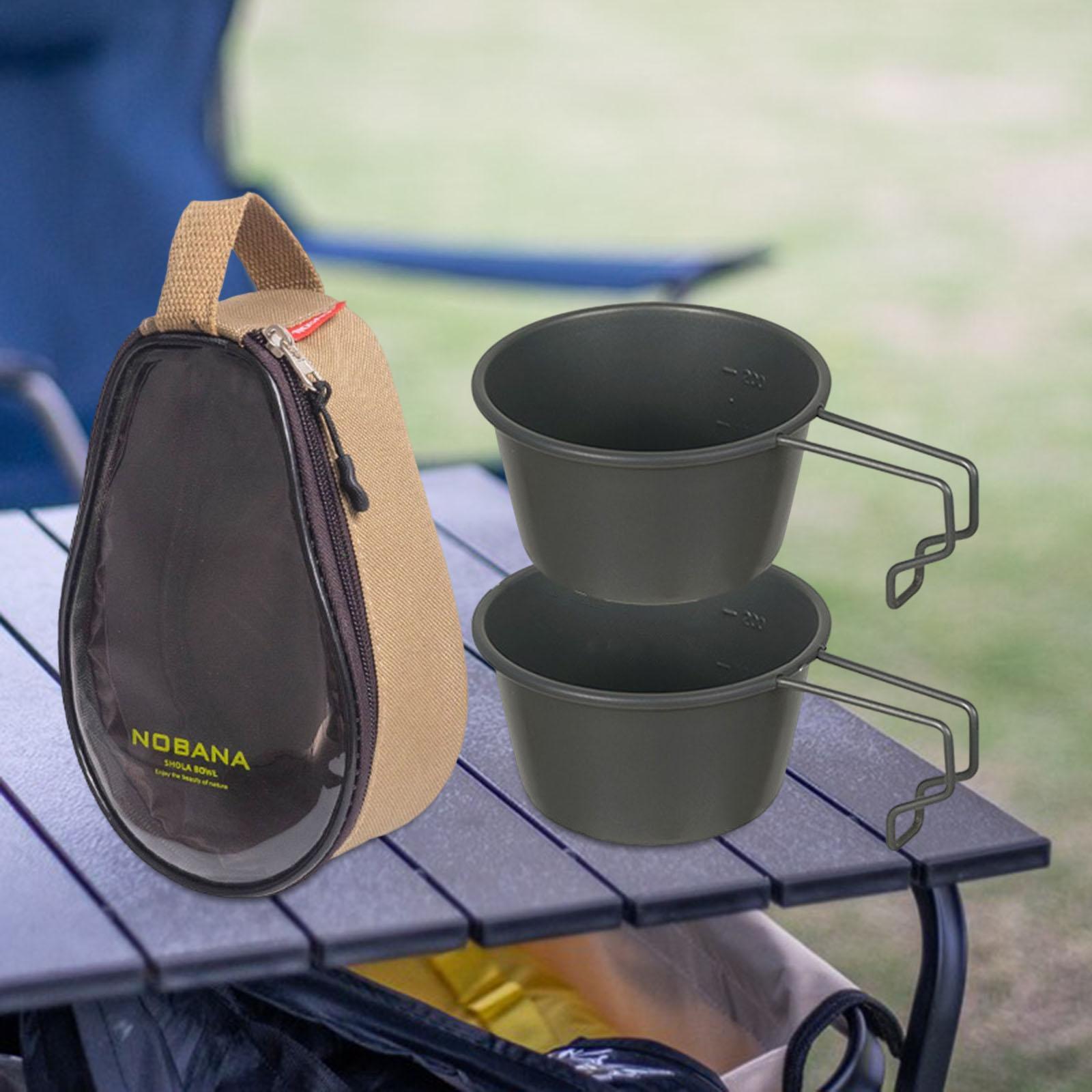 Stainless Steel Bowl, Camping Cup for Outdoor, Camping, Hiking