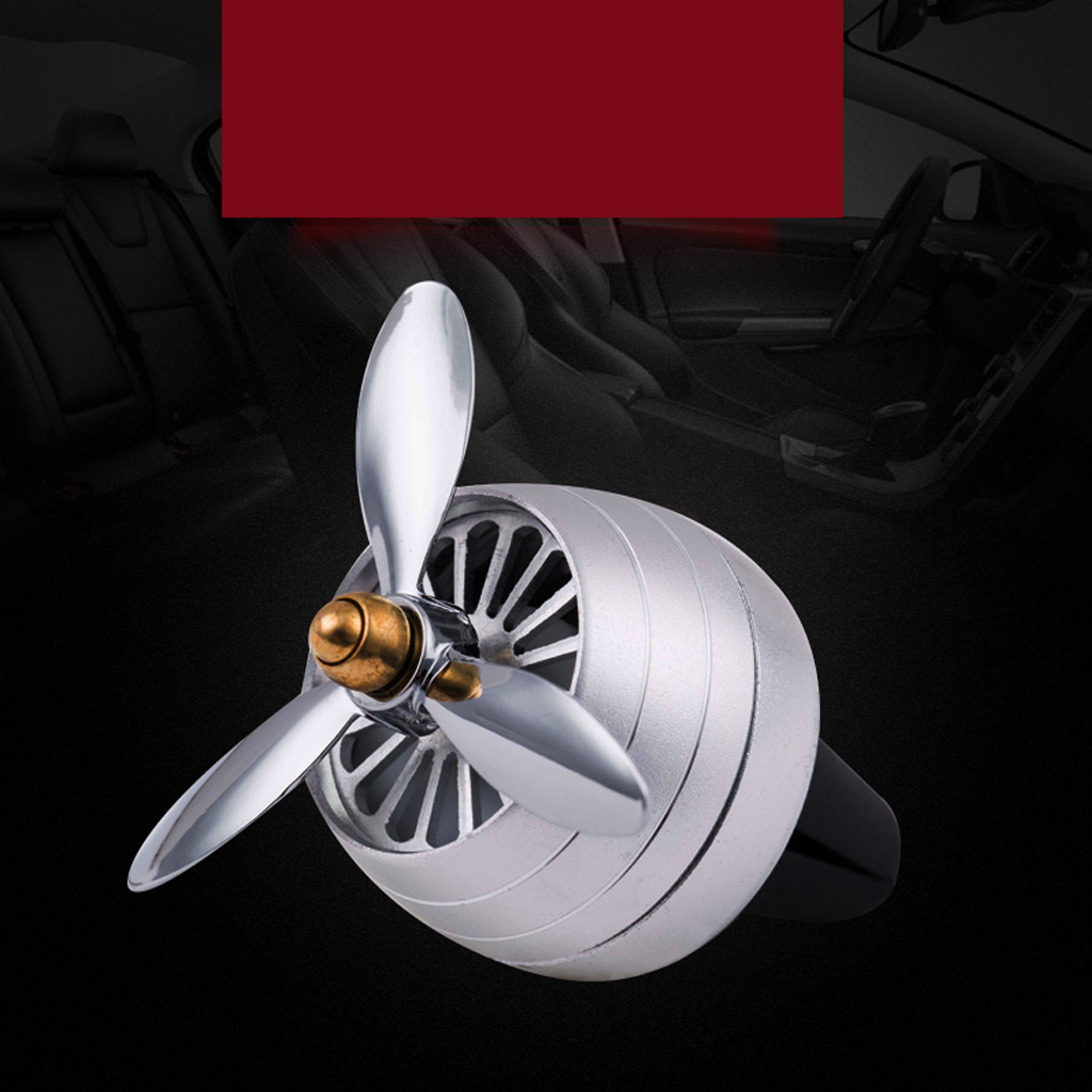 Quạt Sáp Thơm Ô Tô Cài Cửa Gió Điều Hòa Có Đèn Led VERSION 1 – Tặng Kèm Sáp Thơm