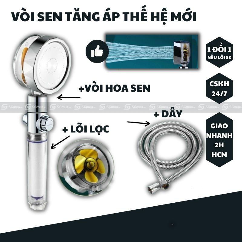 Vòi sen tăng áp thế hệ mới
