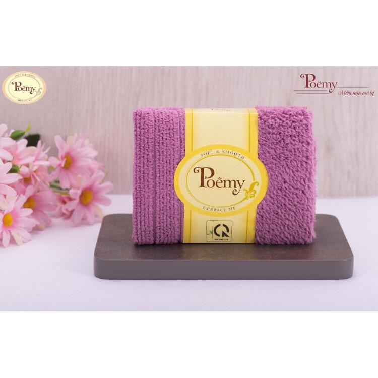 Khăn mặt vuông Poemy - Khăn kích thước 29x29 (đóng gói làm quà tặng cho bé yêu) Khách inbox với shop để chọn màu