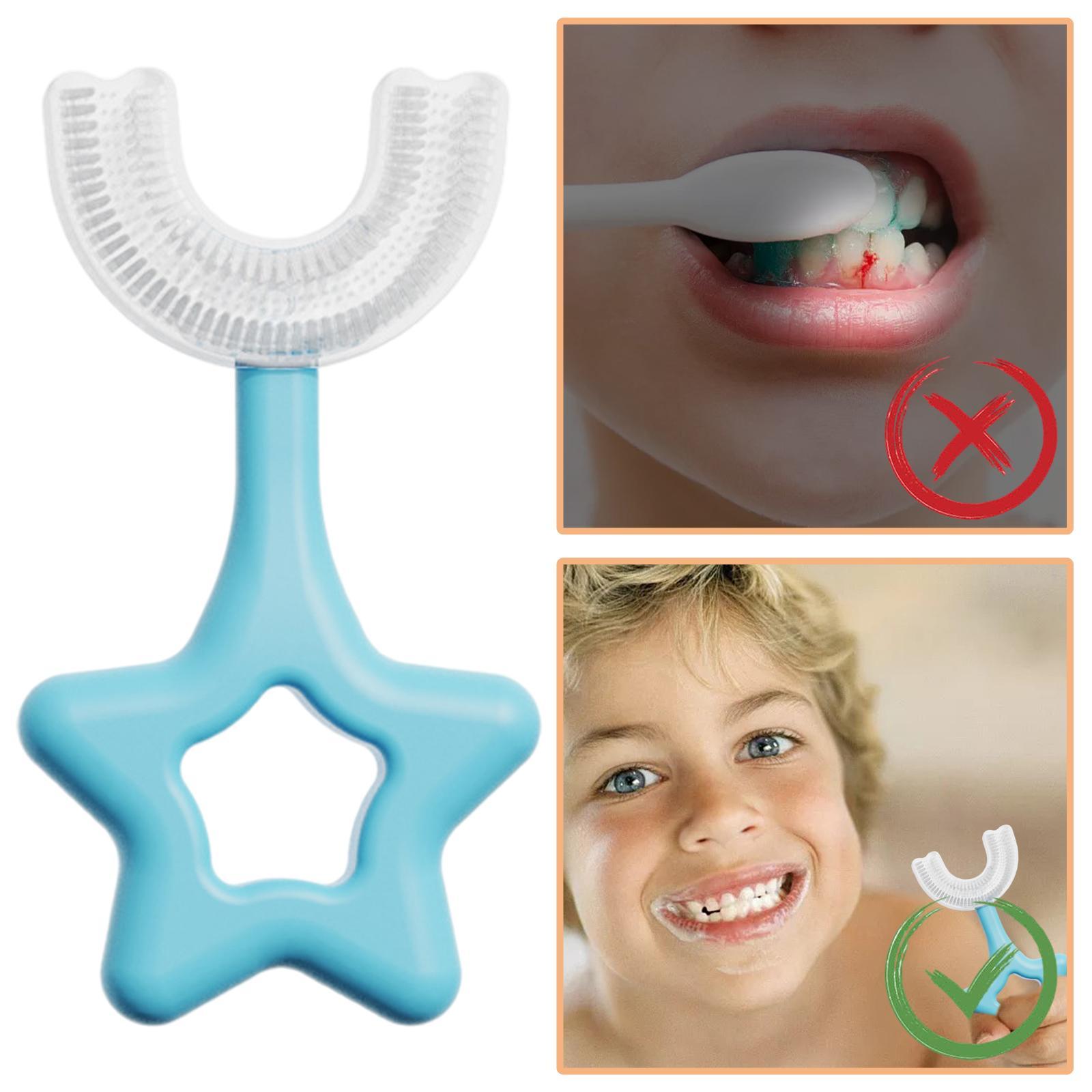 Kid Baby Silicone Toothbrush Oral Cavity Softly Easy to Cleansing
