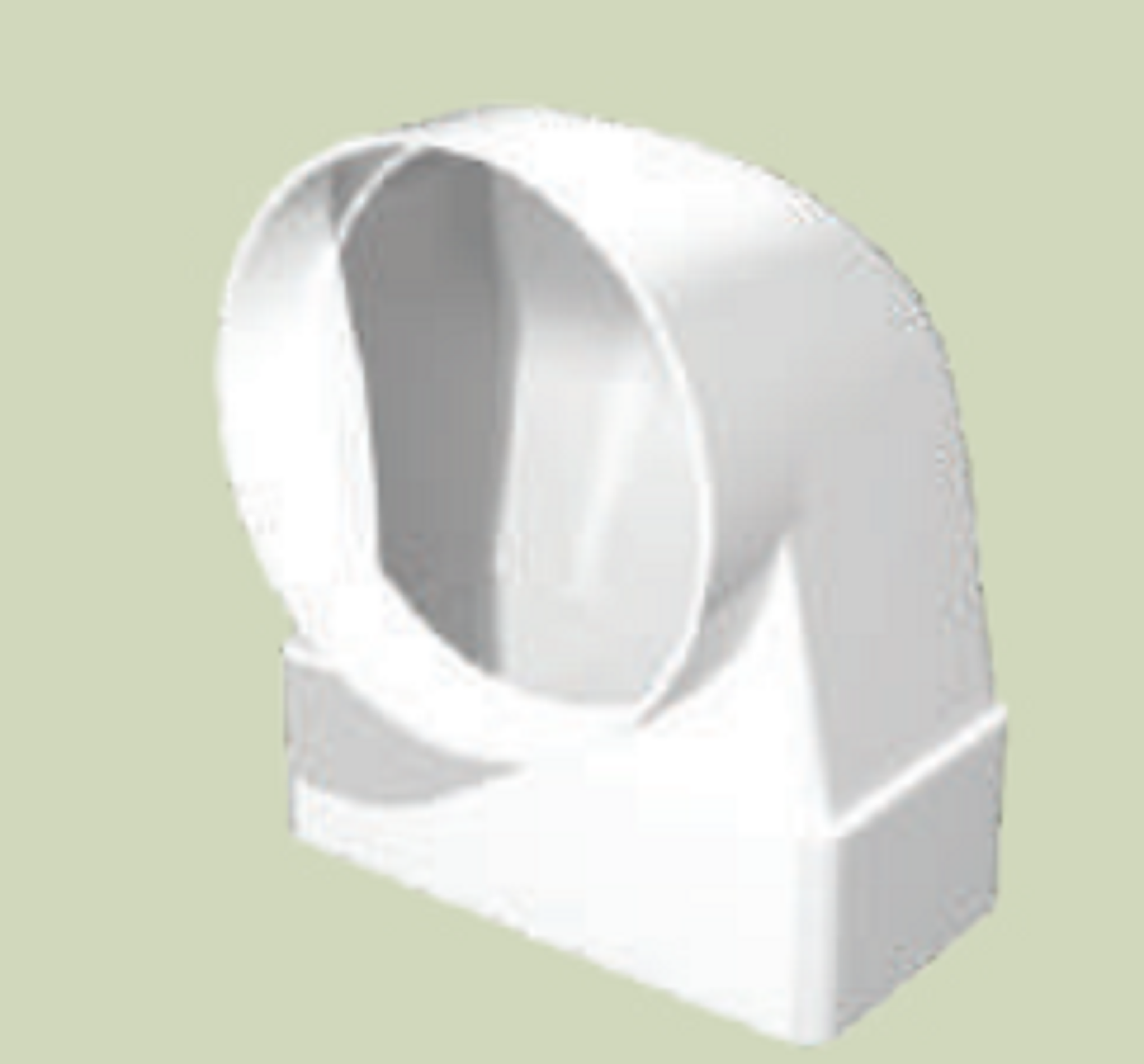 Co chuyển ống tròn- vuông 60х204 - D125 - 620SК12,5FP - Hàng Nhập Khẩu