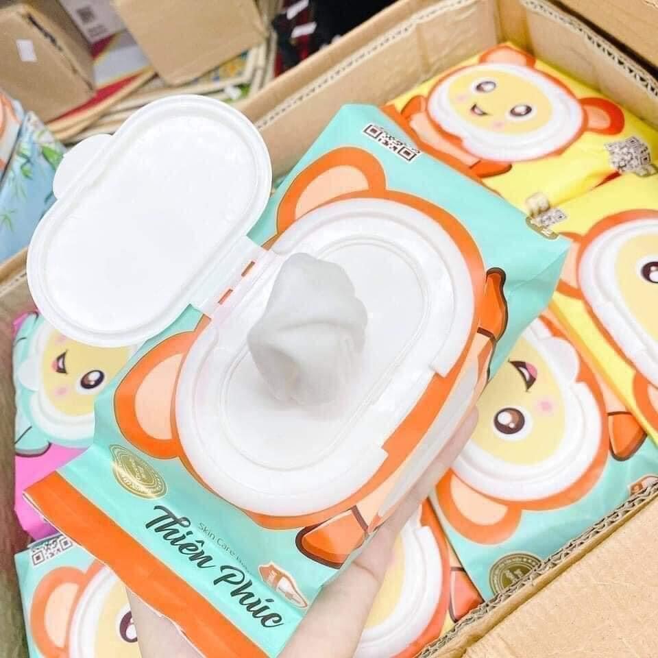 Khăn giấy ướt không mùi, kháng khuẩn Thiên Phúc