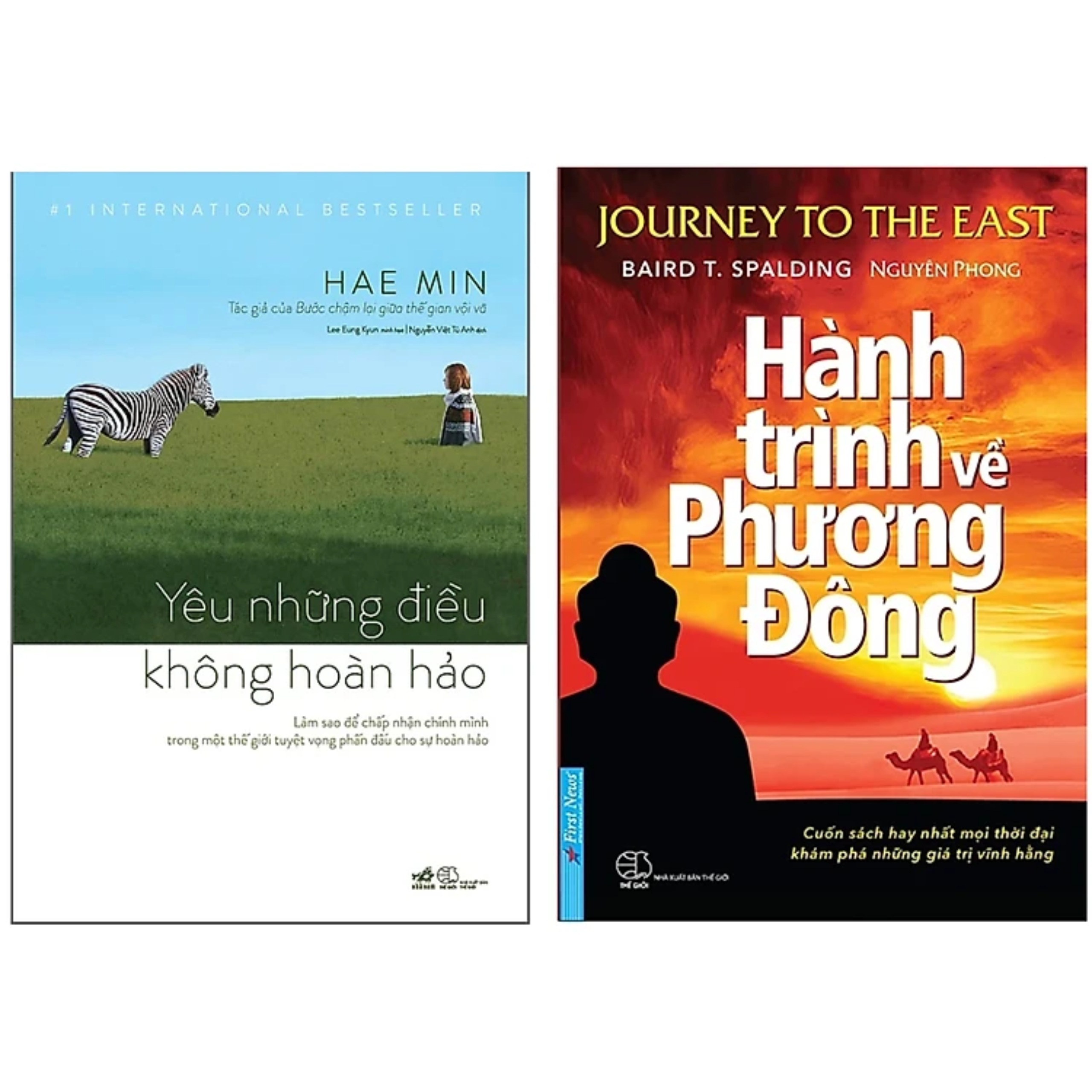 Combo 2Q: Hành Trình Về Phương Đông + Yêu Những Điều Không Hoàn Hảo (Top Sách Tâm Linh /Chữa Lành/ Nghệ Thuật Sống Đẹp Bán Chạy)