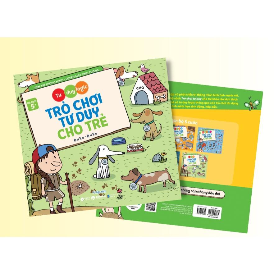 Bộ Sách Trò Chơi Tư Duy Cho Trẻ - Buke Buke - Bản Quyền