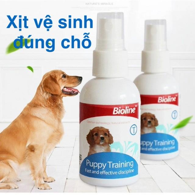 Xịt hướng dẫn đi vệ sinh đúng chỗ Bioline