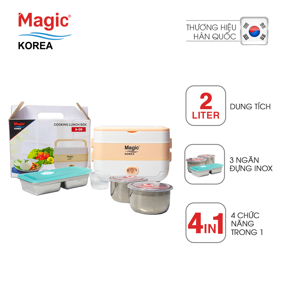 Máy hâm nóng thức ăn Magic Korea A09 - Hàng chính hãng