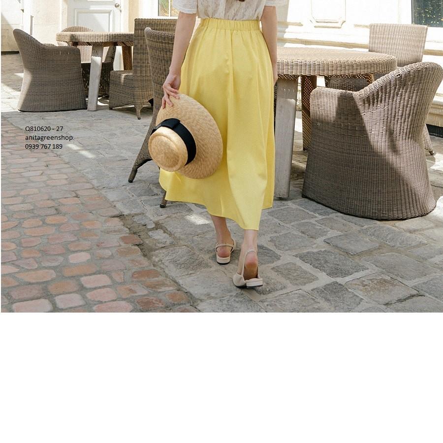 Q810620 CHÂN VÁY XÒE LƯNG THUN