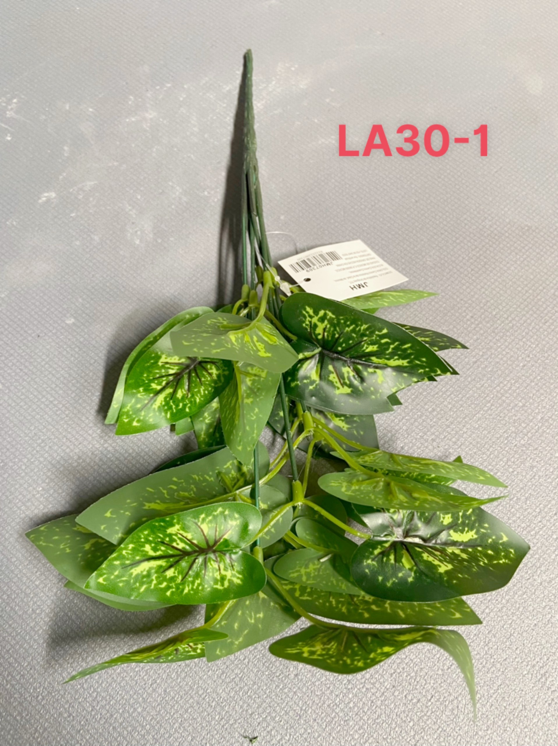 Cây giả trang trí, decor tường, phòng khách, văn phòng, cắm chậu, cao 25-30cm, 7 nhánh lá (chưa bao gồm chậu)