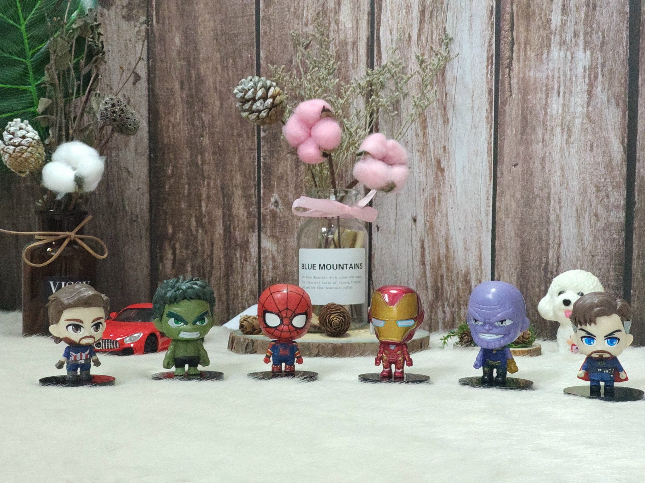 [6 Nhân Vật ] Bộ mô hình đồ chơi 6 nhân vật siêu anh hùng Avengers CosBaby Siêu Đẹp , mô hình trang trí nhựa - hàng nhập khẩu