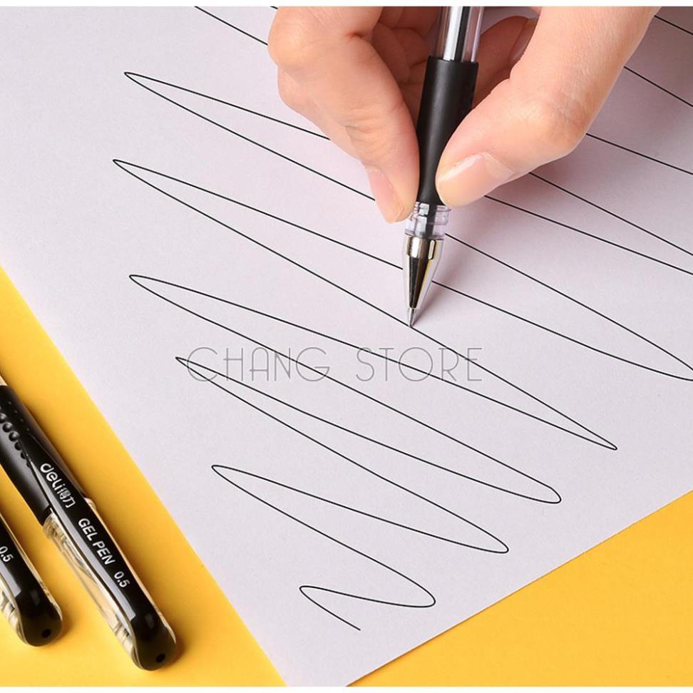 Bút bi nước văn phòng 0.5mm mực đều, nét chữ đẹp ĐỦ MÀU XANH, ĐEN, ĐỎ