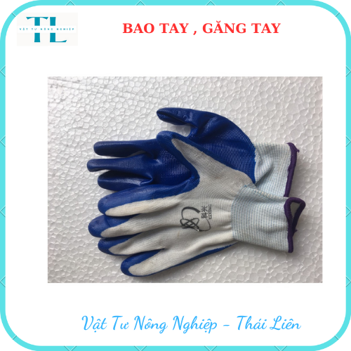 Bộ Găng Tay Làm Vườn Phủ Cao Su Chống Trượt, Bao tay Bảo hộ lao động,Độ Bền Cao, Dễ Sử Dụng