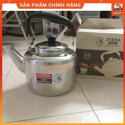 Ấm đun nước inox 304 Zebra có còi 2L5-3L5-4L5-5L5-7L5 chính hãng Thái Lan