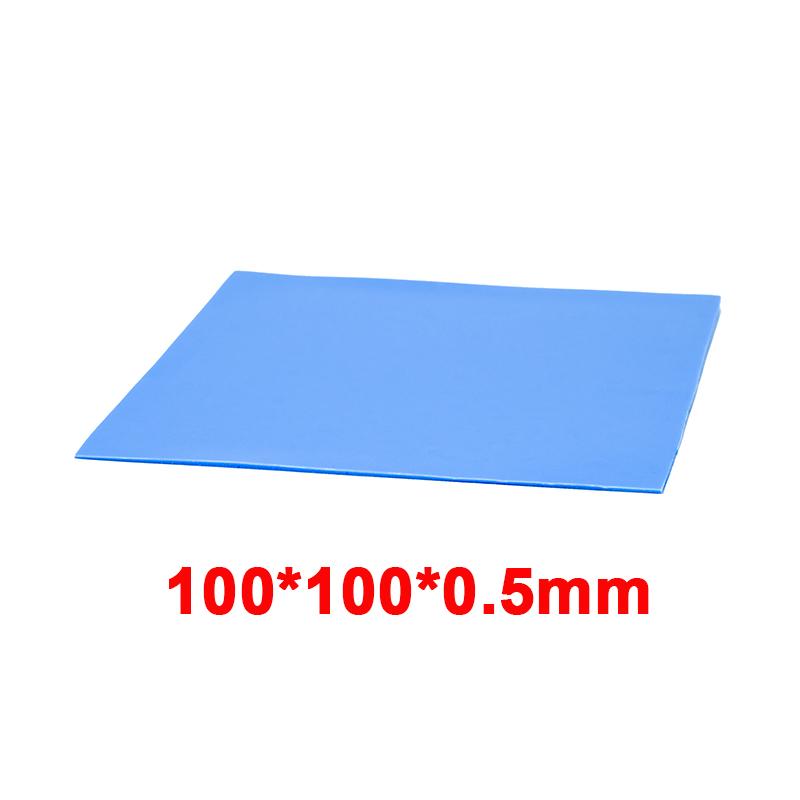 RGEEK 100 PCS xanh 10 mm*10 mm GPU CPU nhiệt độ dẫn điện dẫn độ dẫn điện 6.0 W Phụ kiện bộ xử lý silicone Pad