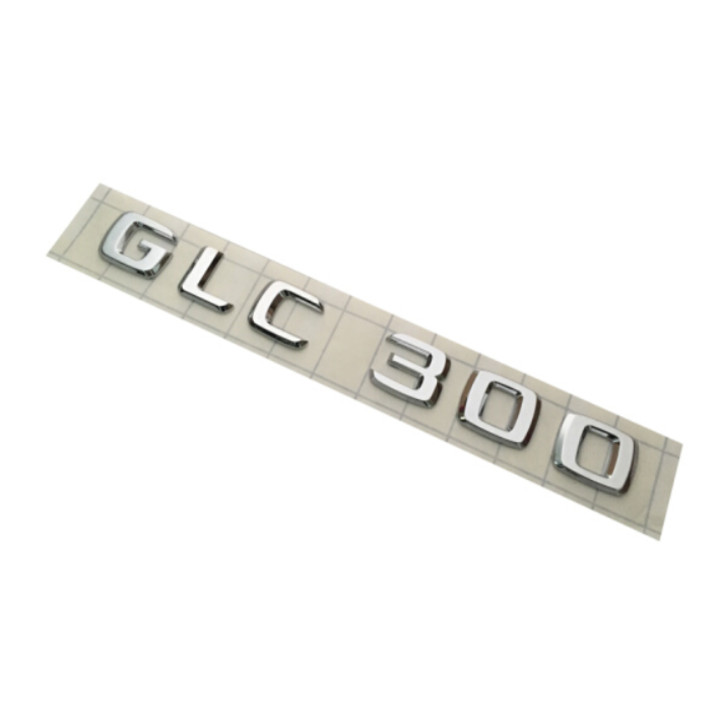 Decal tem chữ GLC300 dán đuôi xe ô tô Nhựa ABS