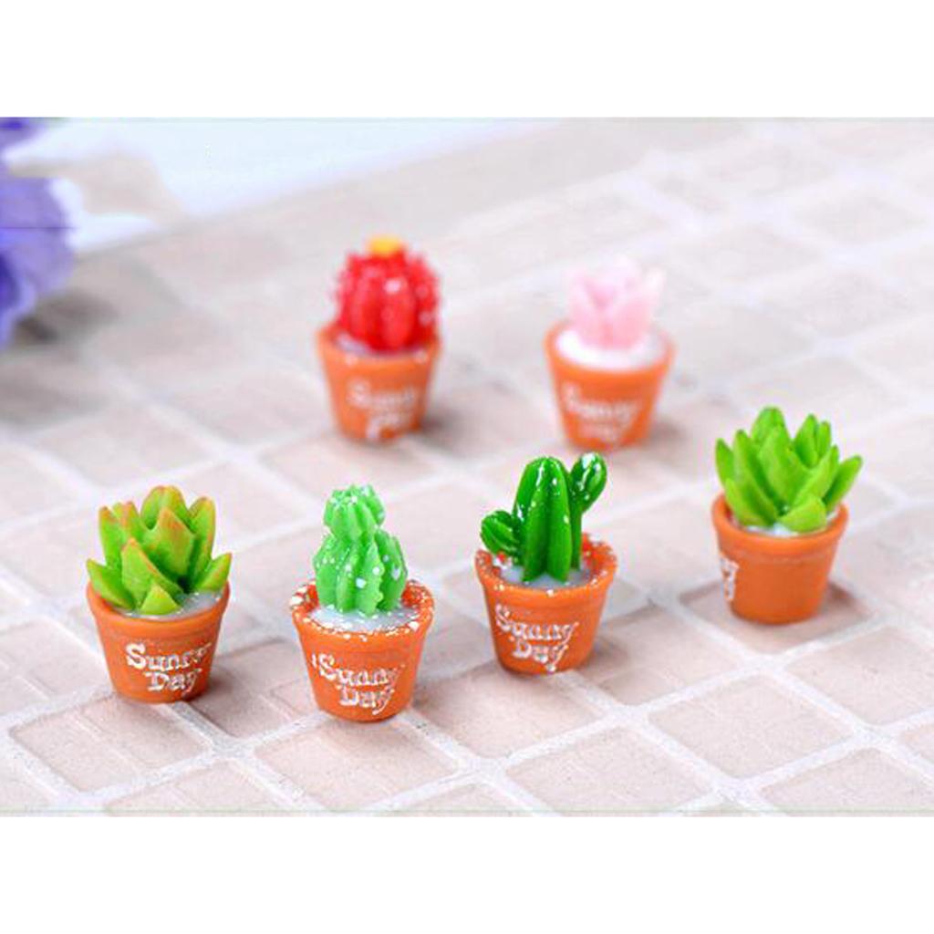 6x Nhân Tạo Hút Mật Vật Có Sân Vườn Két Sắt Mini Giả Nhà DIY Hoa Trang Trí
