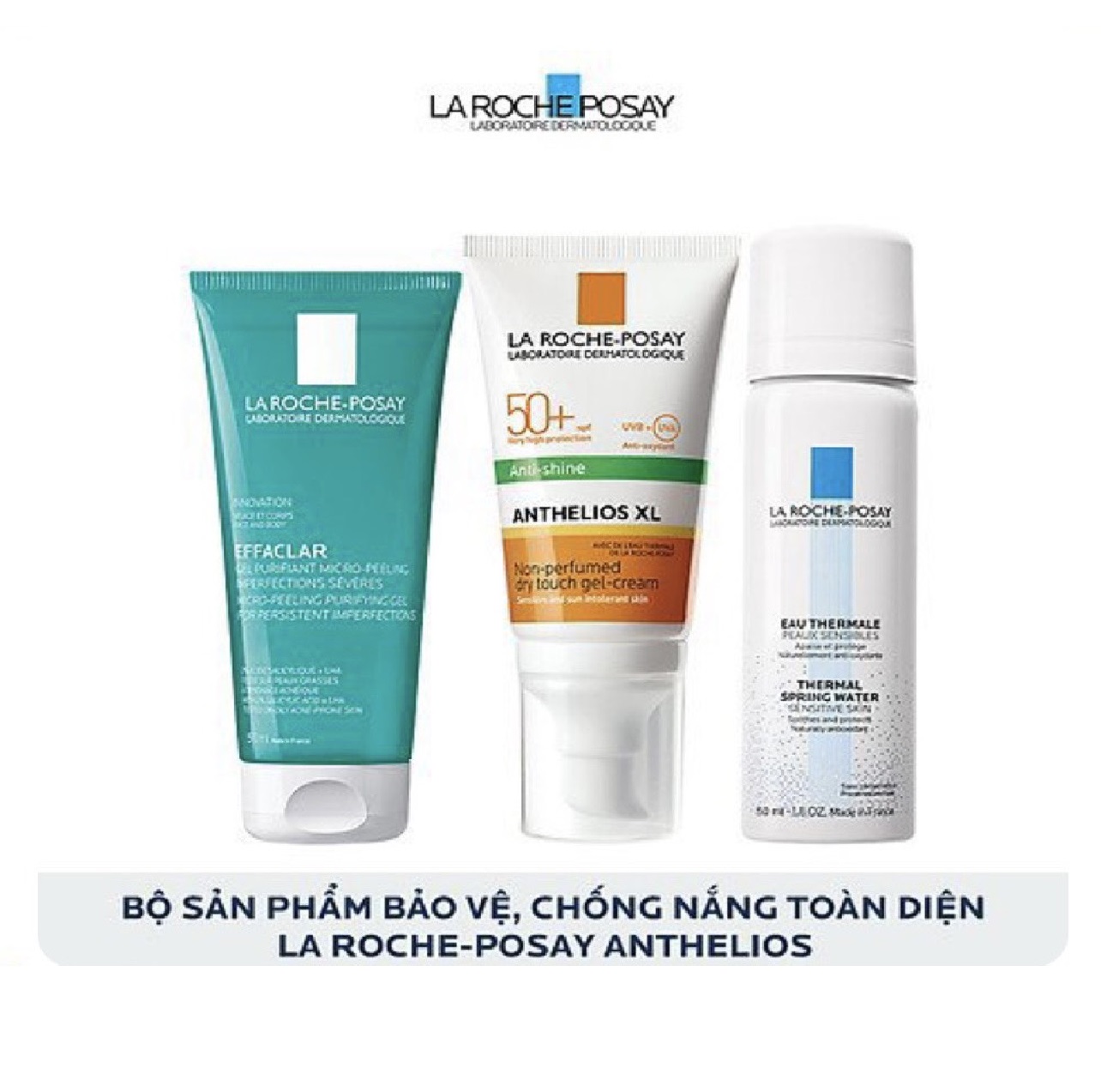 Bộ sản phẩm bảo vệ, chống nắng toàn diện La Roche-Posay Anthelios