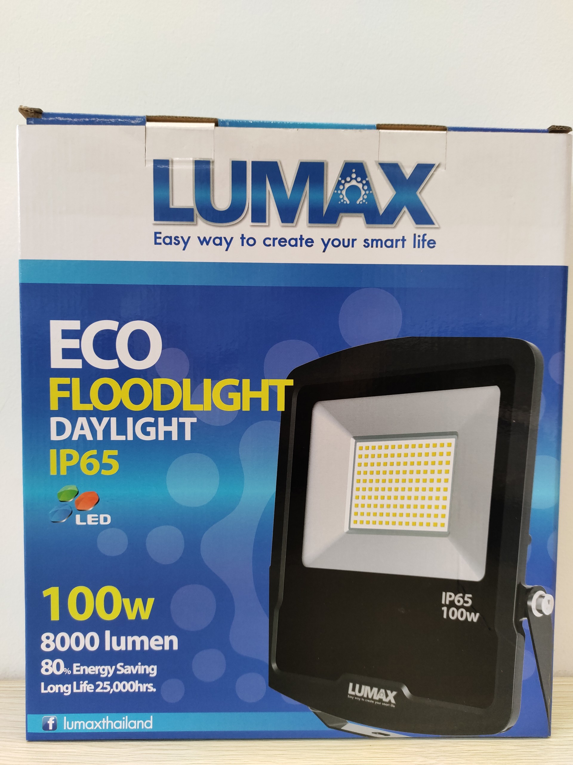 ĐÈN PHA LUMAX#EFLL100/BL-100LED/6.5K-XSXD