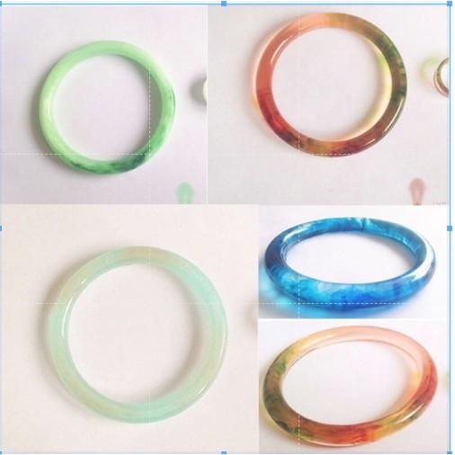 Khuôn Silicone Làm Vòng Tay Resin Tròn - Trường Thịnh Sài Gòn