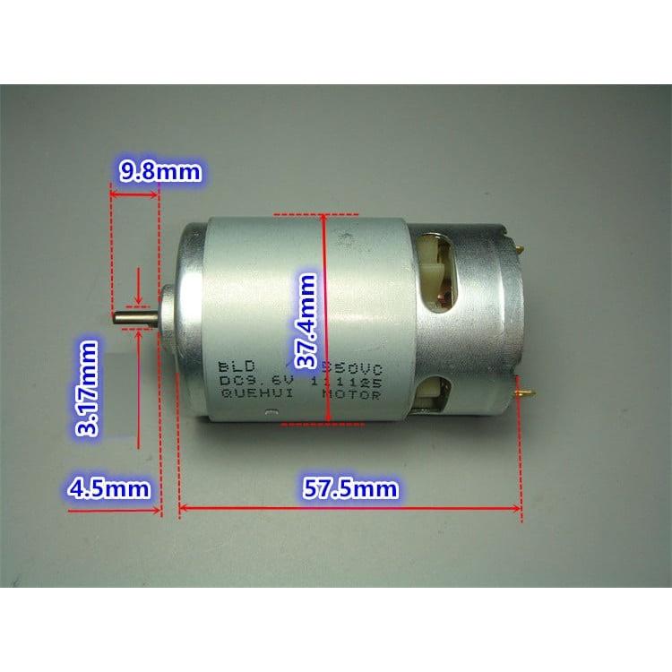 Động cơ 550 trục ngắn