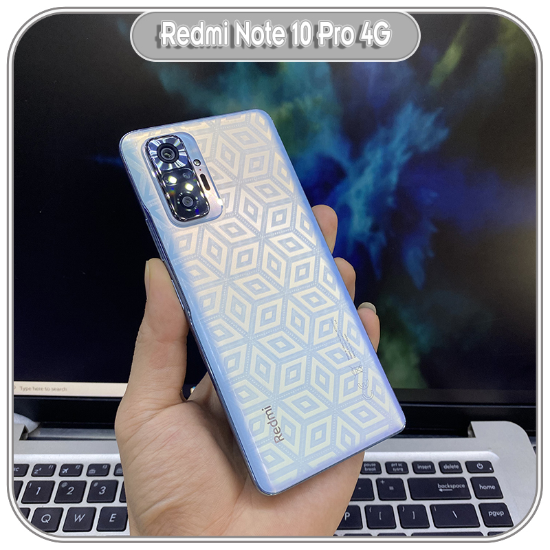 Miếng dán PPF mặt sau trong 3D Khối Rubik cho Xiaomi Redmi Note 10 Pro 4G