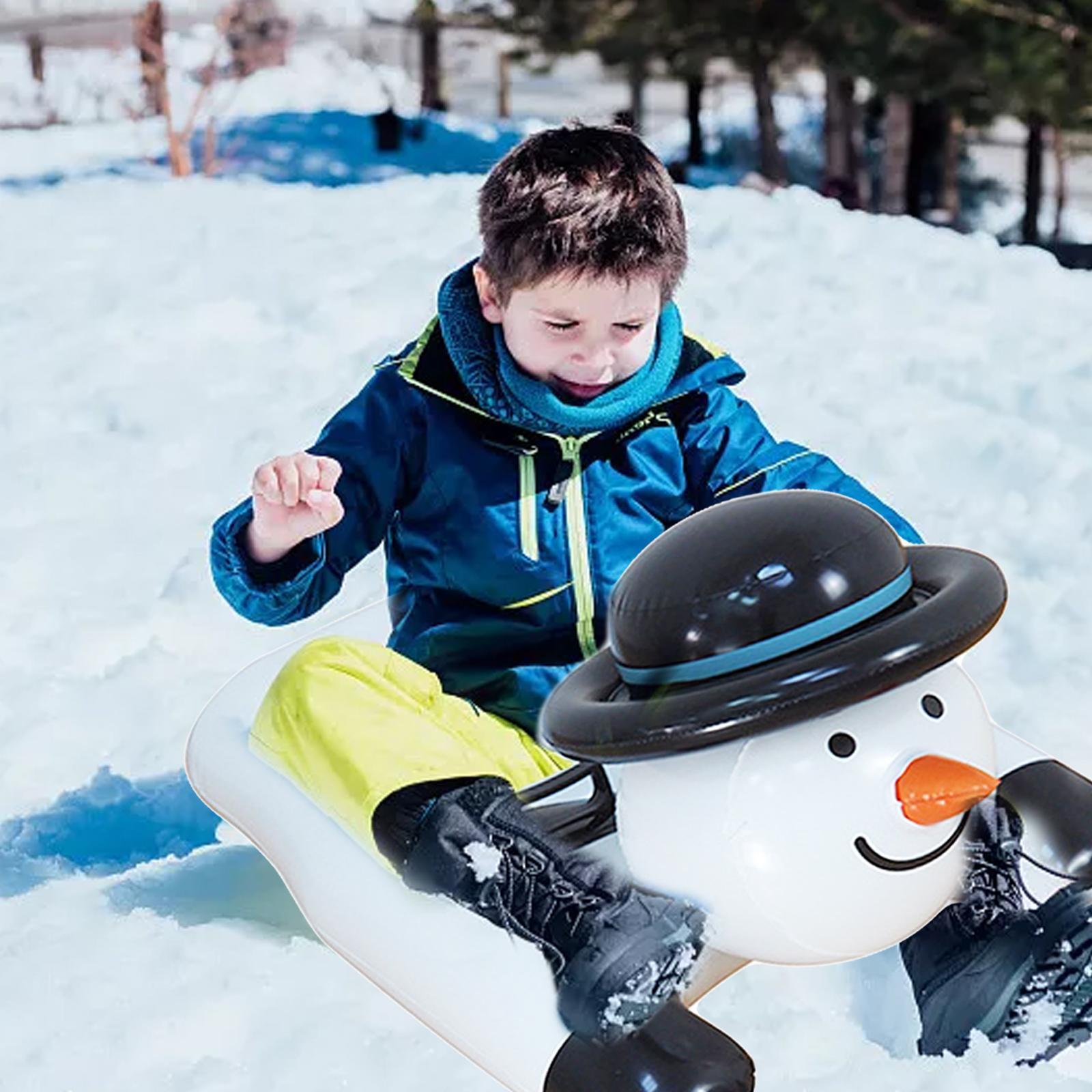 Inflatable Snow Tube Heavy Duty Snow Sled for Children Adult