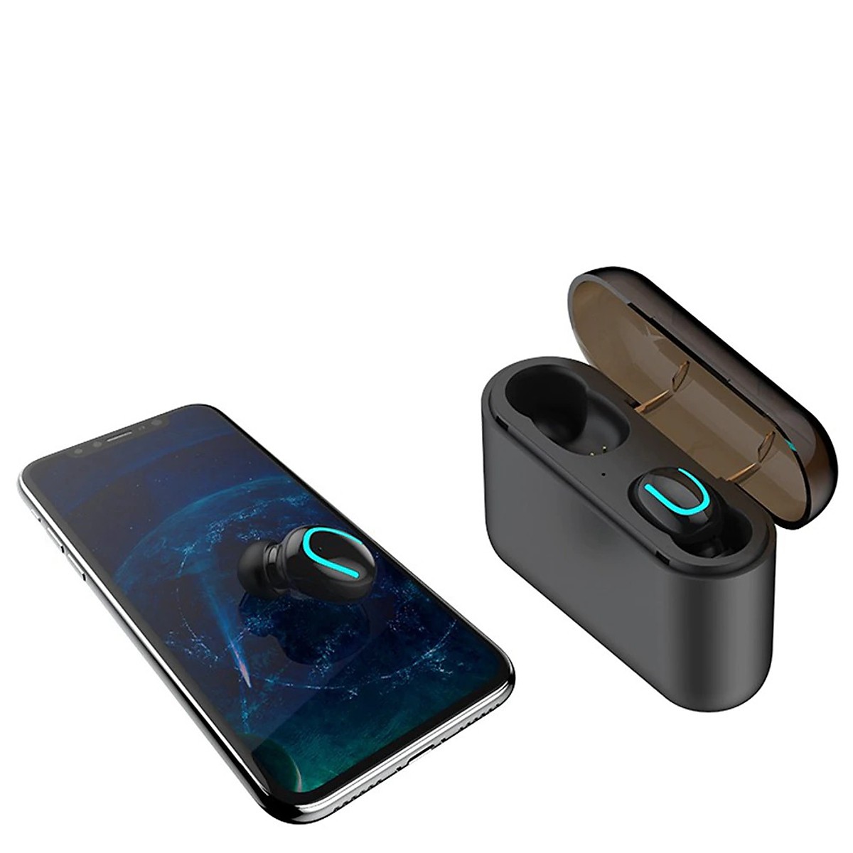 Tai Nghe Bluetooth 5.0 Moloke True wireless Chống Nước IPX5 Cao Cấp - Hàng Chính Hãng