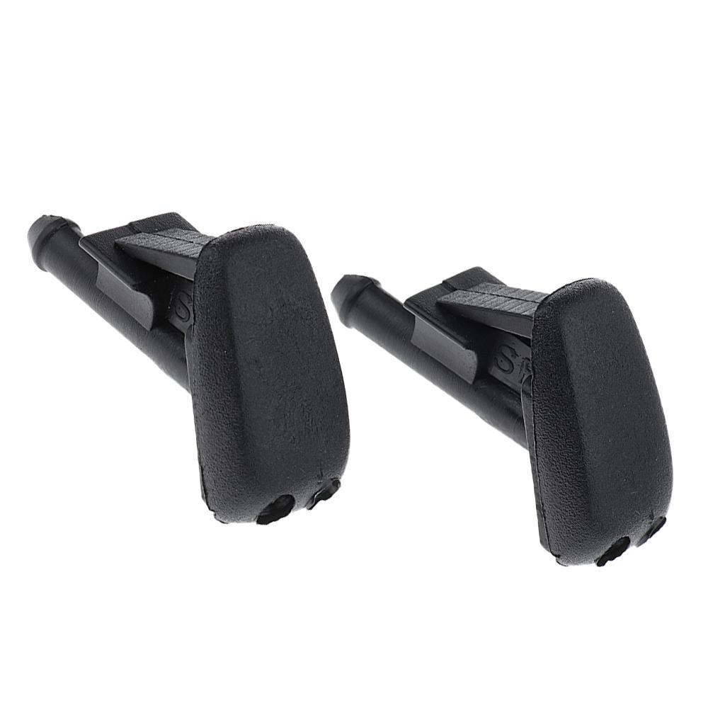 2PCs Windshield Wiper Water Spray Jet Washer Nozzle for E90 E60 E46
