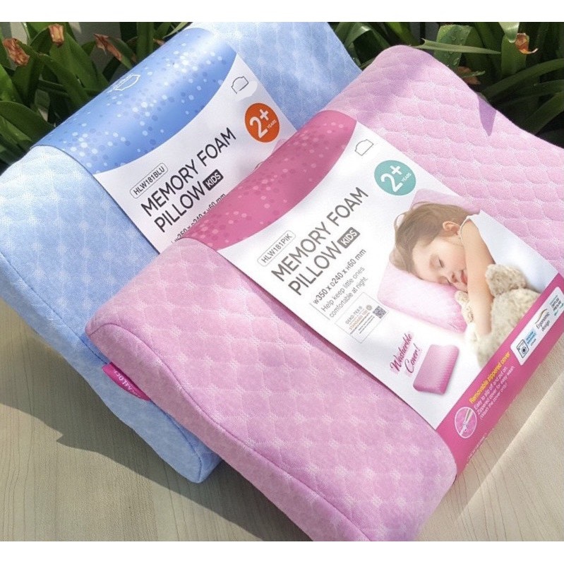 Gối ngủ cao su non cao cấp dành cho trẻ em Memory Foam Pillow HLW181 - Sản phẩm chính hãng