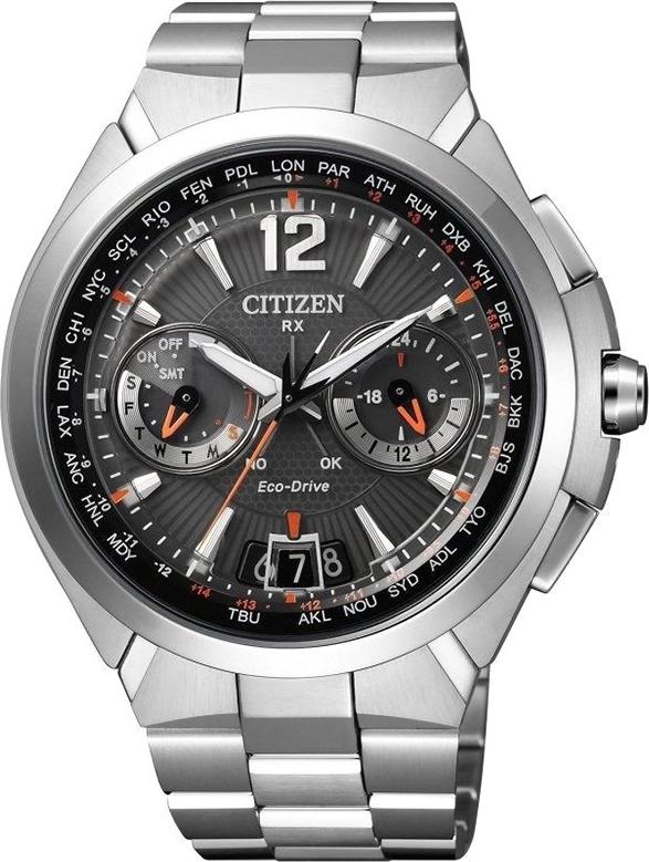 Đồng Hồ Nam Dây Kim Loại CITIZEN CC1091-50E (46mm) - Mặt Đen