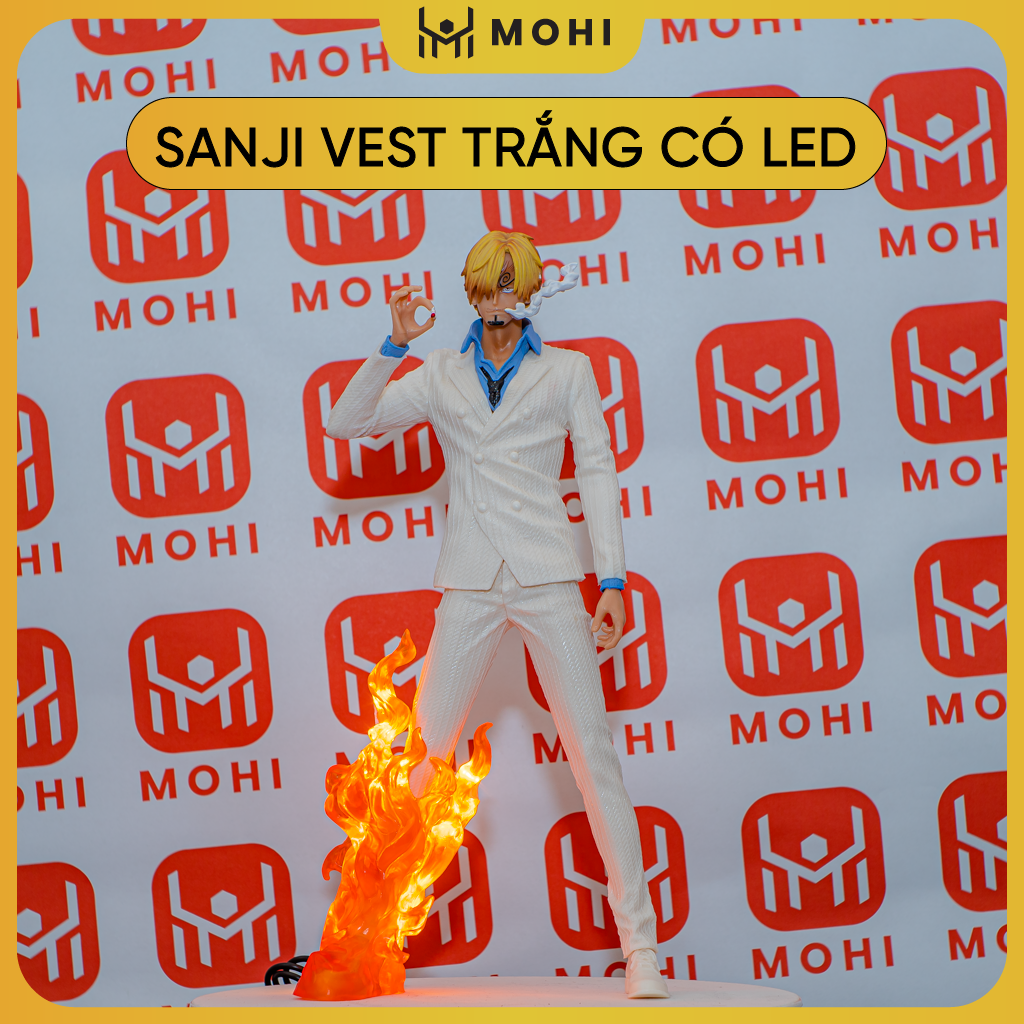- Mô hình Figure Vinsmoke Sanji hắc cước đứng hút thuốc, mô hình figure One Piece bản đế đẹp có BOX