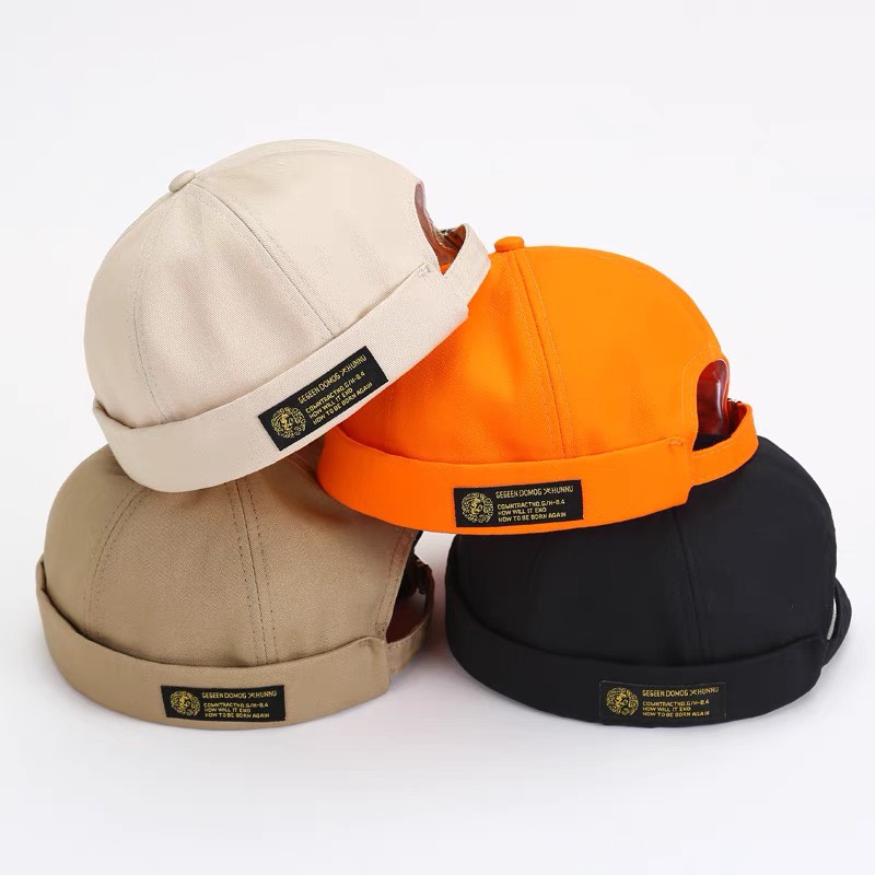 Mũ Nồi Nũ, Nón Mũ Tròn Nam, Mũ Beret Retro Không Vành Phong Cách Hiphop Cực Hot MD09