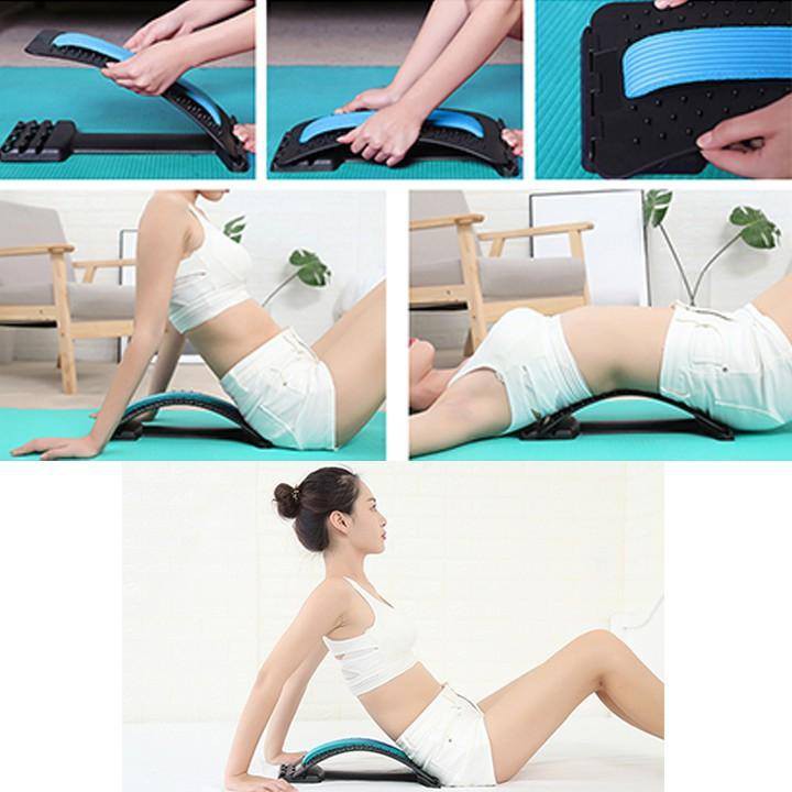 Khung massage lưng, nắn chỉnh cột sống, hỗ trợ tập lưng, vai gáy, thoát vị đĩa đệm, định hình cột sống