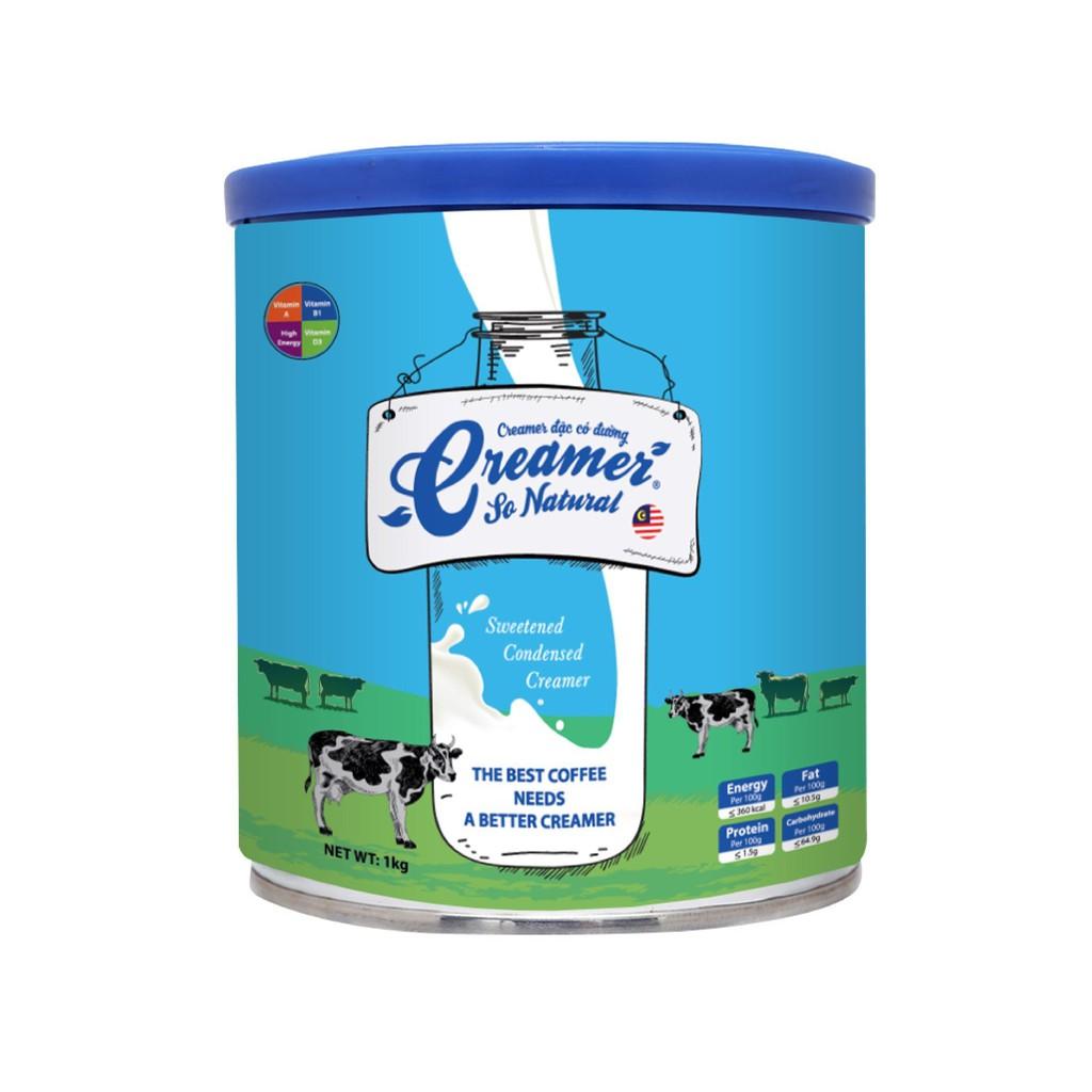 Sữa đặc có đường Creamy So Natural thùng 24 lon -1kg/lon