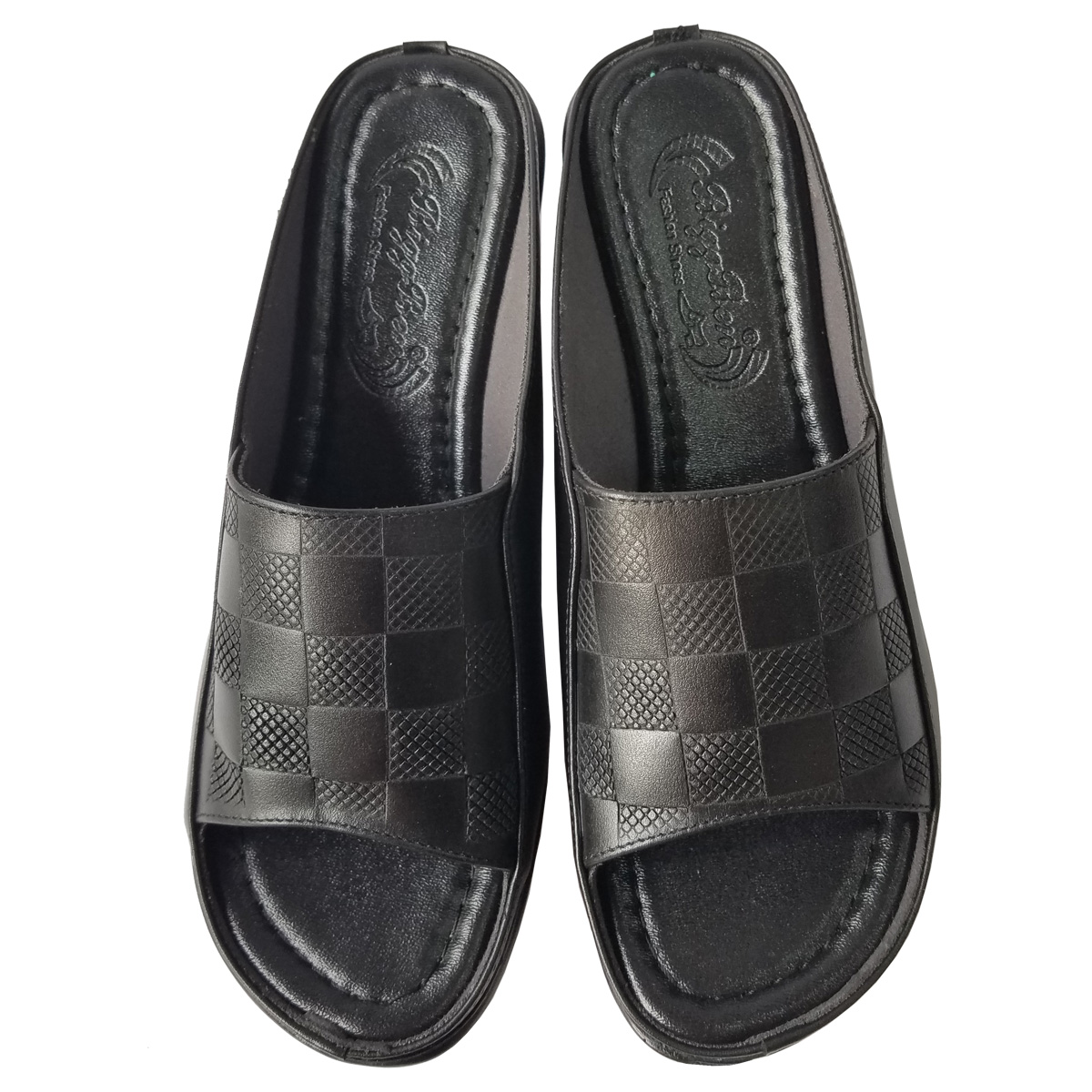 Dép Đế Xuồng Nữ BIGBEN Da Bò Thật Cao 5 Phân DX62