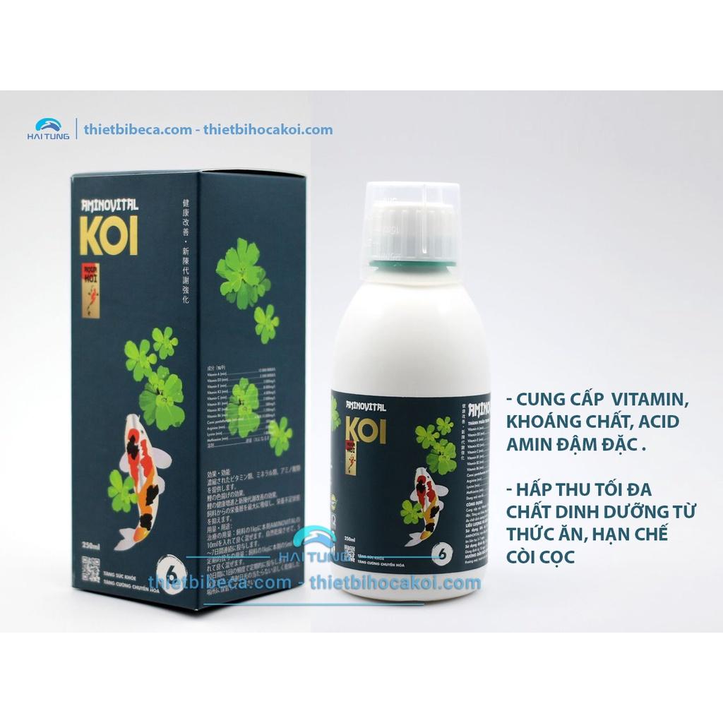 Số 6 và số 8-Combo tăng sức đề kháng cho cá koi, tăng sức khỏe, kích thích miễn dịch, bổ sung khoáng chất - Aquakoi