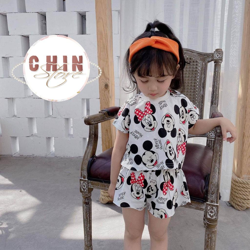 Bộ cotton cao cấp cho bé gái