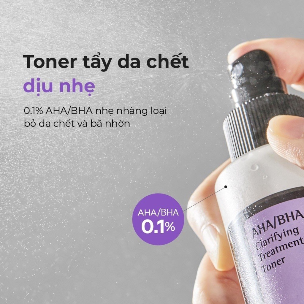 Toner Nước Hoa Hồng Cosrx AHA BHA Tẩy Tế Bào Chết Làm Sáng Cân Bằng Da Giảm Mụn 150ml