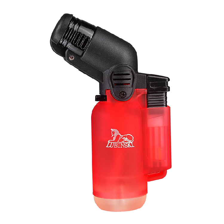 Bật Lửa Hột Quẹt Gas Lubinski SK-41 Khò 1 Tia Nhỏ Gọn Đẹp Độc Lạ Khoang Chứa Gas Trong Suốt Nhìn Thấy Gas - Nhiều Màu
