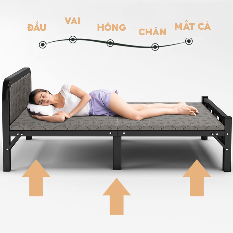 Giường gấp gọn thông minh tải trọng cao Q115 NIKITA, gọn nhẹ tiết kiệm không gian linh hoạt 2023