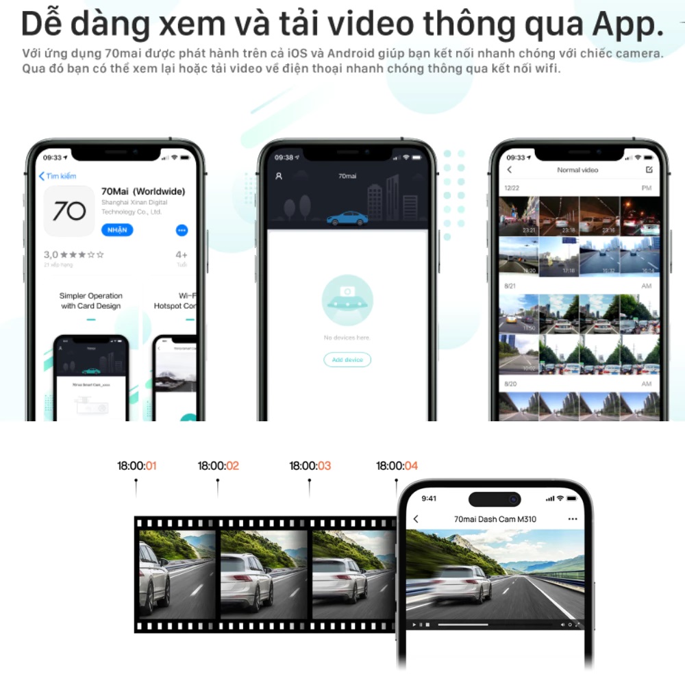 Camera hành trình Sothing 70Mai M310 Quốc tế chính hãng, ghi hình 2K QHD sắc nét, giám sát đỗ xe 24H, điều khiển bằng giọng nói- Hàng chính hãng