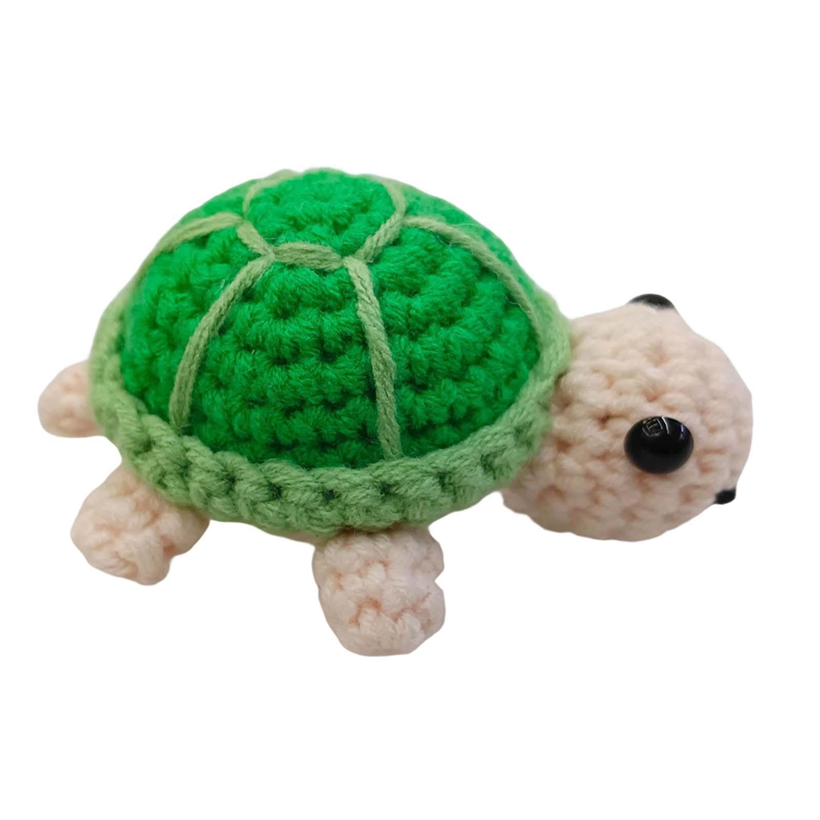 DIY Material Package Beginner Crochet Kit, Make Your Own Stuffed Plush Doll for Handicraft Lovers Hand Knitting Home Decor Keychain Pendants