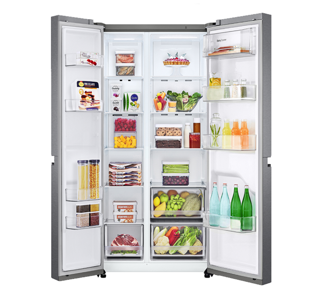 Tủ lạnh LG Inverter 649 Lít GR-B257JDS Mới 2022 -Hàng chính hãng( Chỉ giao HCM)