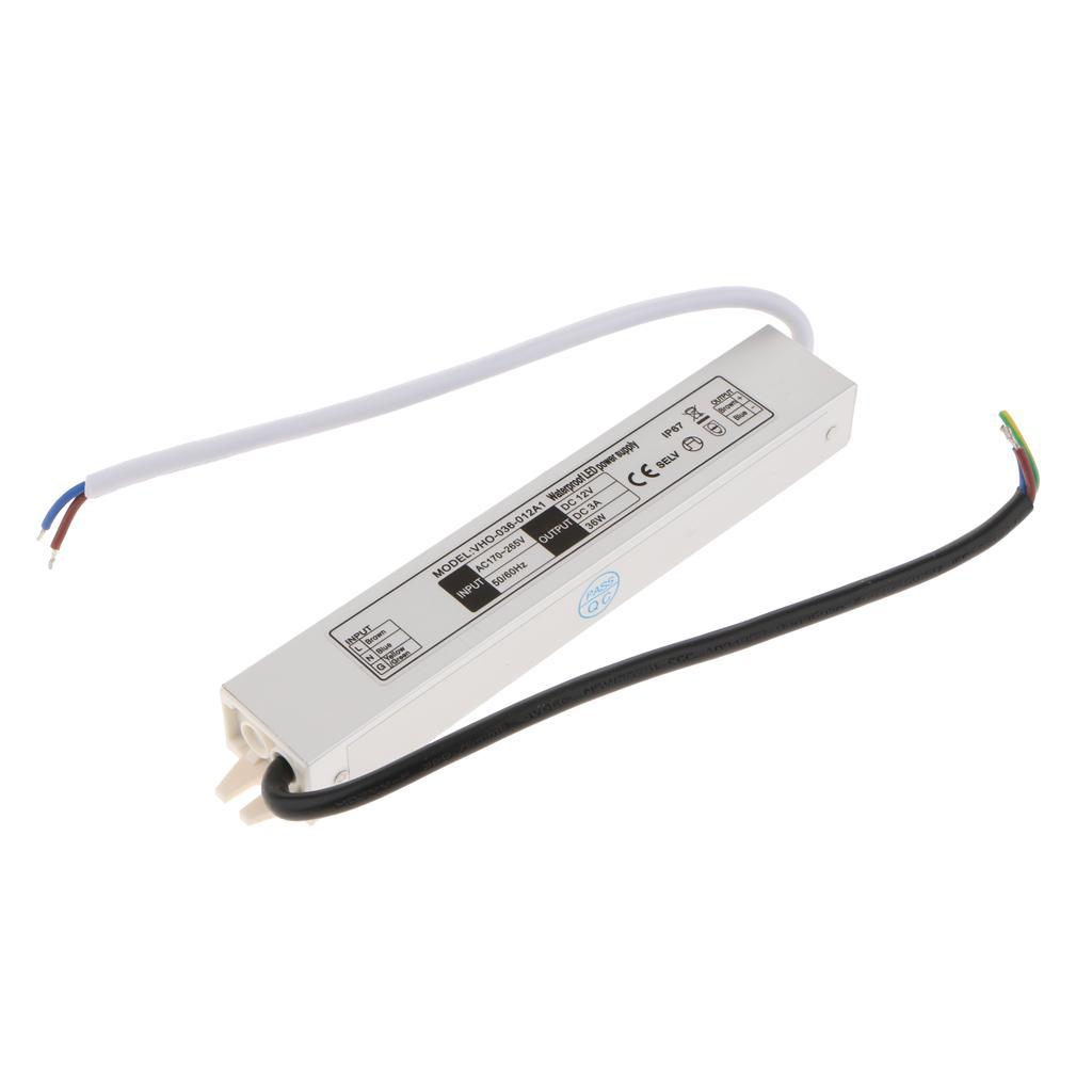 35W DC12V Light Drive Constant Pressure Switch DRIVER Power Supply Outdoor LED Transformer, IP67 Waterproof LED Power Supply, for LED Light